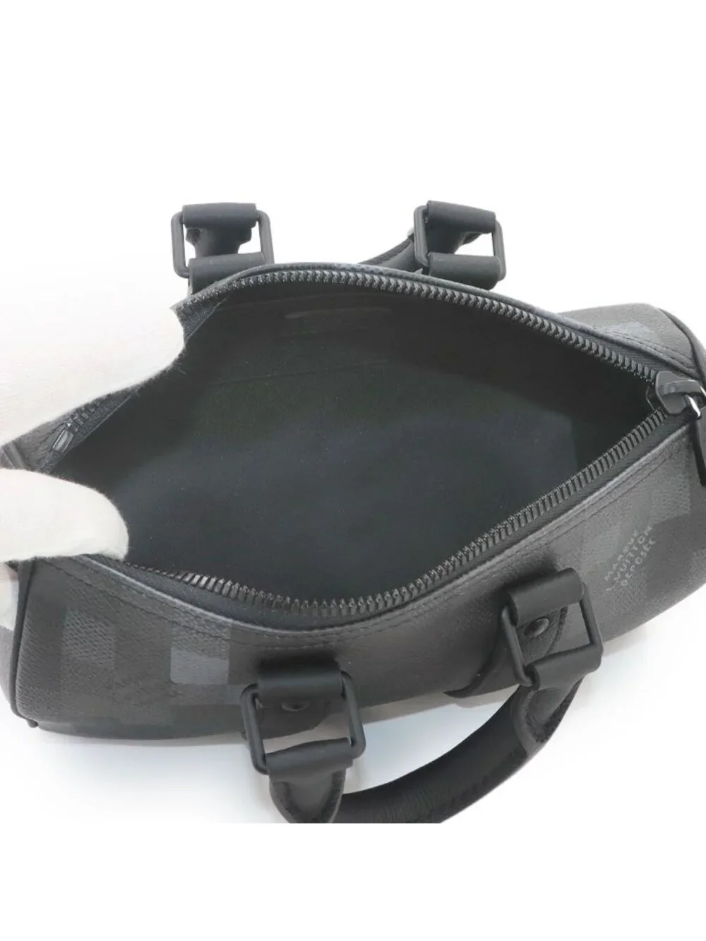 Louis Vuitton Damoflage Black Keepall Bandouliere 25 2-Way Shoulder Bag